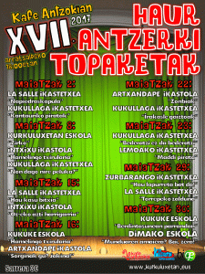 ANTZERKI TOPAKETAK 2017