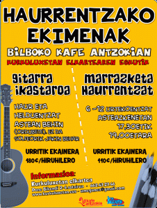 gitarra eta marrazketa ikastaroa 2018
